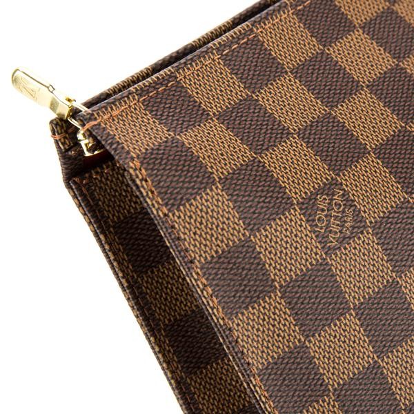 Louis Vuitton Damier Ebene Clutches Brown