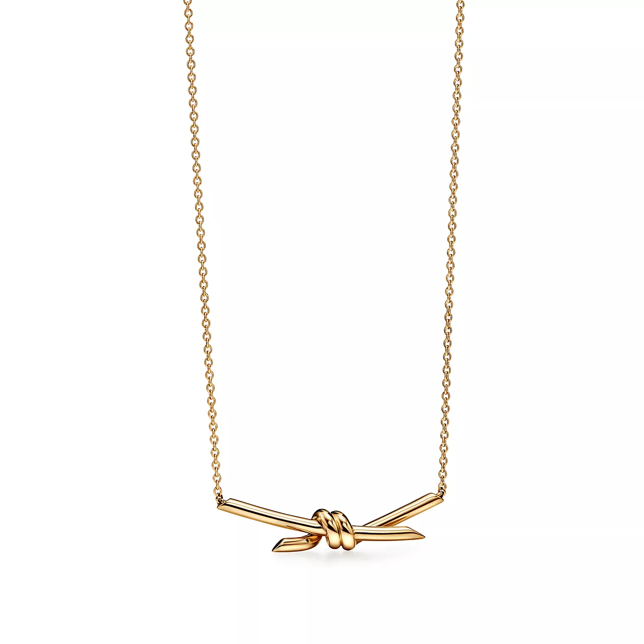 Tiffany Knot Pendant in 18k Gold